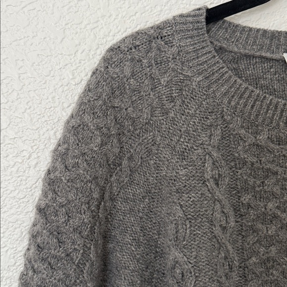 PENDLETON Charcoal grey lambs wool Crewneck Sweater XL - Picture 5 of 8